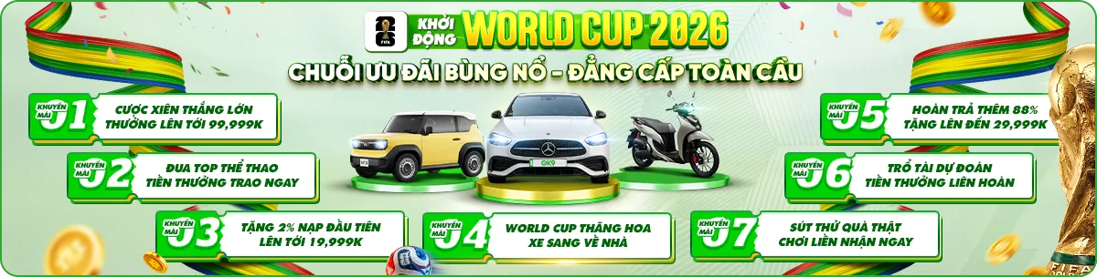 sự kiện ok9 2026 khuyến mãi mừng fifa world cup